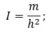 Формула для определения индекса массы тела